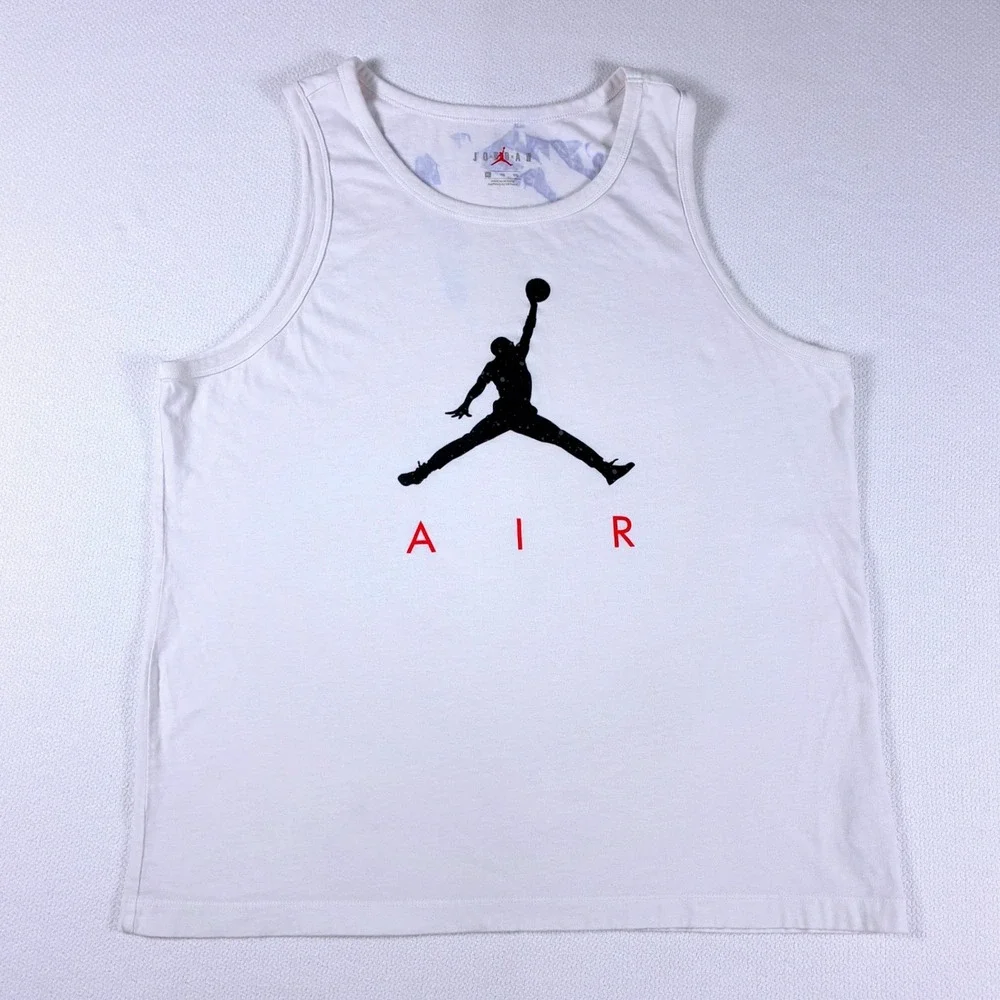 Jordan Tank Top White Jumpman Air Graphic Sporty XL